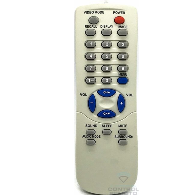 CONTROL REMOTO SANYO JXMRA (LL-1375 / REM-033 / RCU-89 )